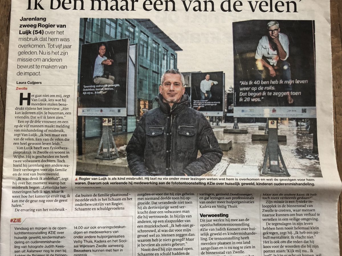 Interview Stentor en opening tentoonstelling #ZIE in Zwolle december 2017